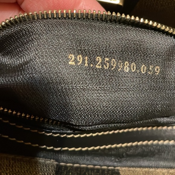 Fendi Vintage Logo Stamp Pequin Coated Canvas Shoulder Bag - Picture 14 of 15